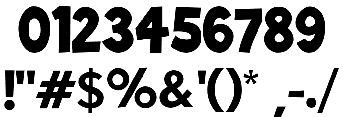 TheRainbow-Regular Font OTHER CHARS