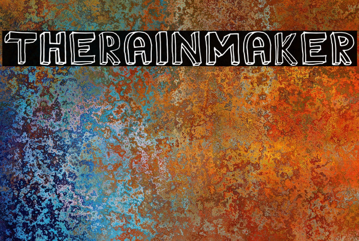 TheRainmaker Font examples