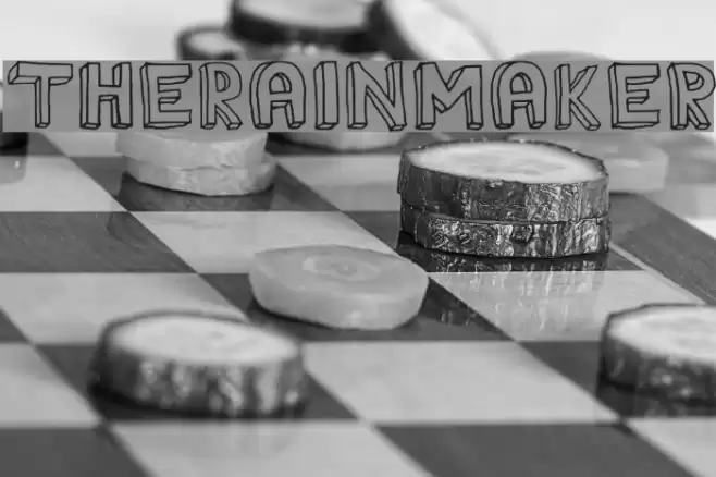 TheRainmaker Font examples