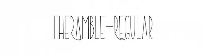 TheRamble-Regular  Frei Schriftart Herunterladen