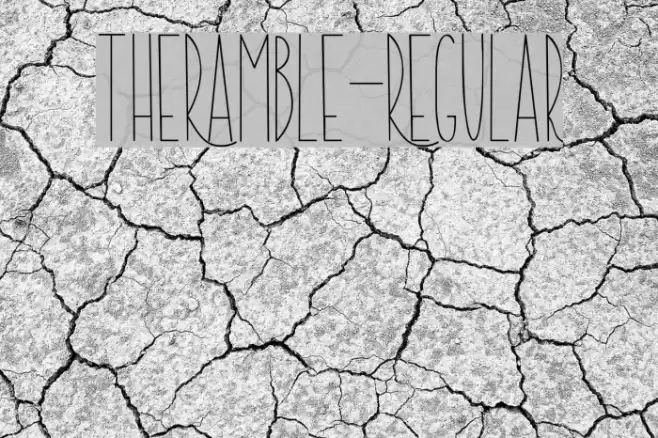 TheRamble-Regular Font examples