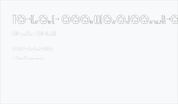 TheRamble-SymbolsandLigatures Business Card