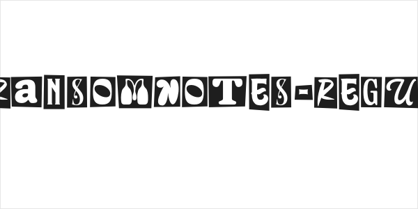 TheRansomNotes-Regular Logo
