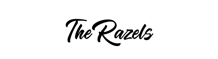 TheRazels  नि: शुल्क फ़ॉन्ट्स डाउनलोड