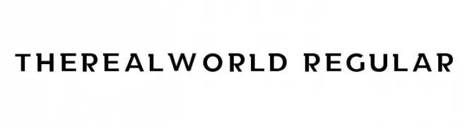 TheRealWorld-Regular  Frei Schriftart Herunterladen