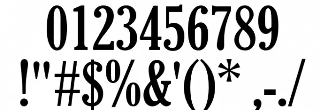 TheReconLegendFont خط محارف أخرى