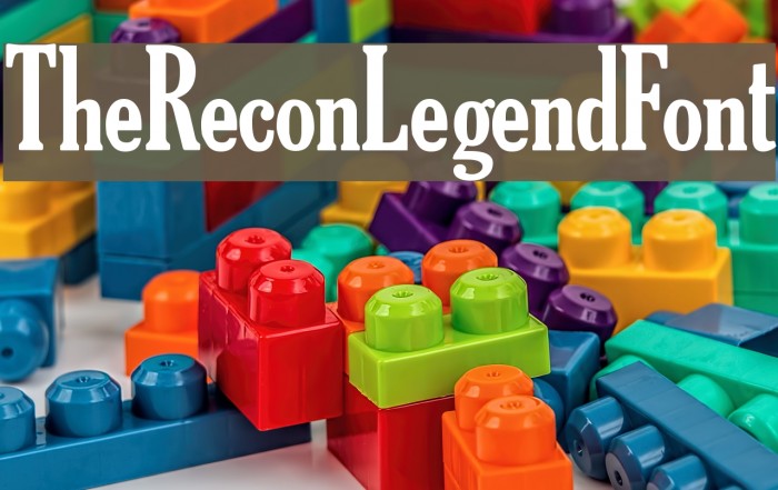 TheReconLegendFont Font examples