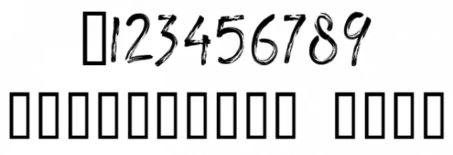 TheRedlightFree Font OTHER CHARS