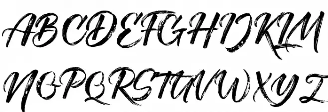 TheRedlightFree Font UPPERCASE