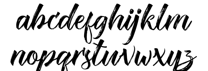 TheRedlightFree Font LOWERCASE