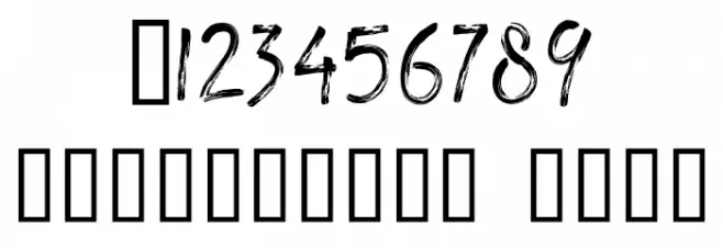 TheRedlightLineFree Font OTHER CHARS