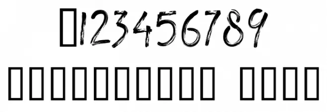 TheRedlightLineFree Font OTHER CHARS