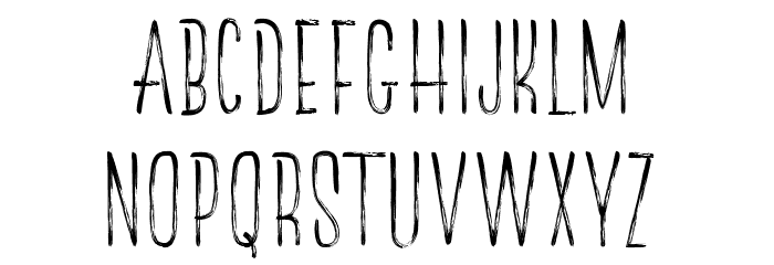 TheRedlightLineFree Font LOWERCASE