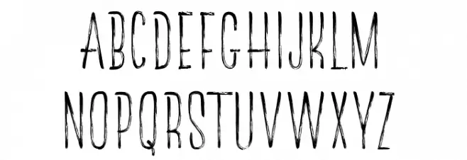 TheRedlightLineFree Schriftart Kleinbuchstaben