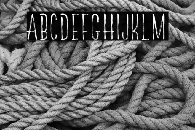 TheRedlightLineFree Font examples