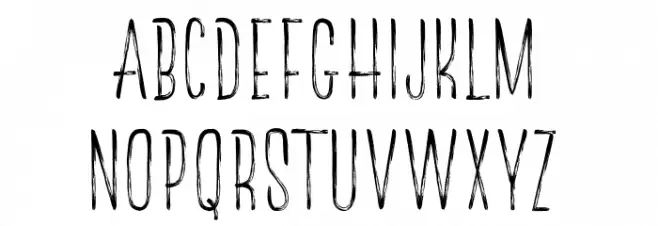 TheRedlightLineFree 字体 小写