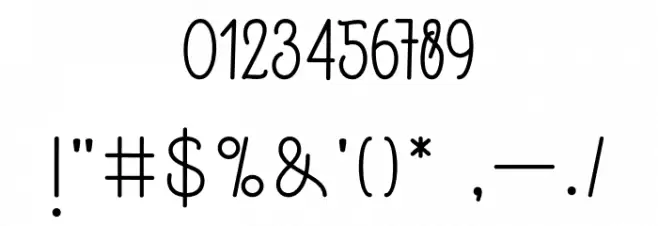 TheRevolution Font OTHER CHARS