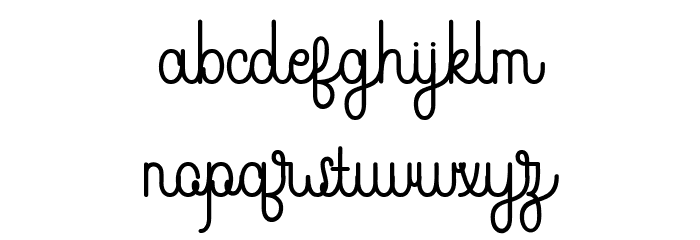 TheRevolution Font LOWERCASE