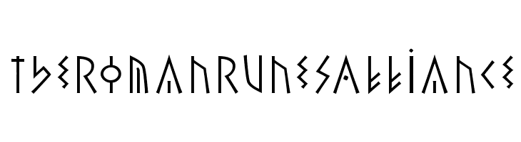 TheRomanRunesAlliance  font caratteri gratis