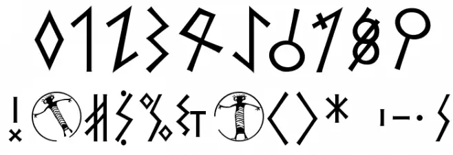 TheRomanRunesAlliance Font OTHER CHARS