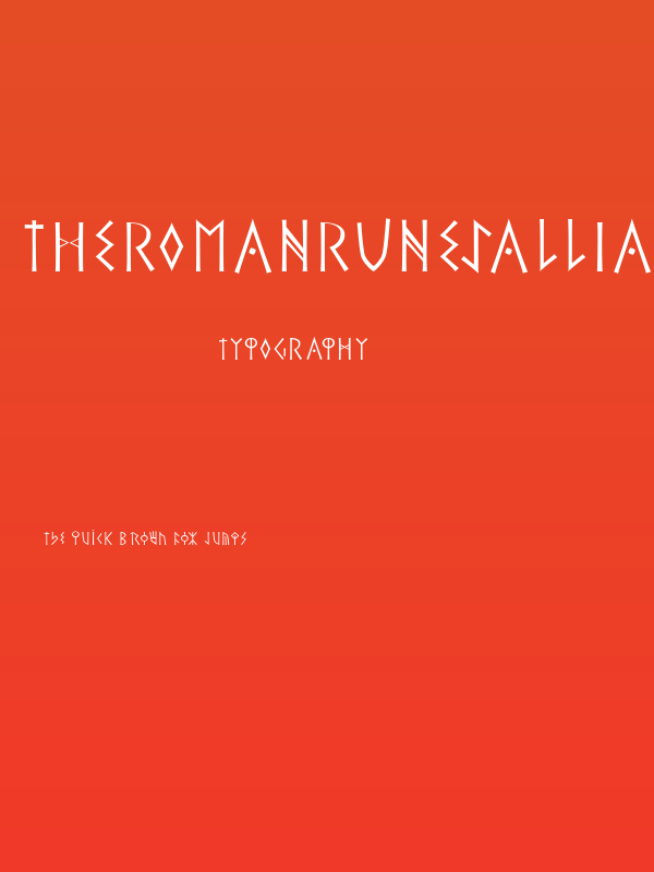 TheRomanRunesAlliance Poster