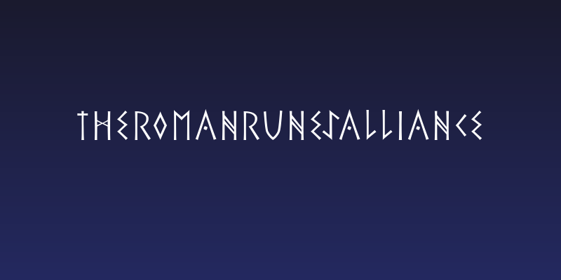 TheRomanRunesAlliance Social Header