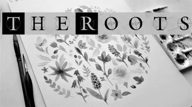 TheRoots Font examples