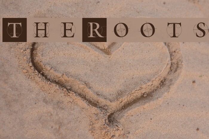 TheRoots Font examples