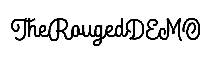 TheRougedDEMO  नि: शुल्क फ़ॉन्ट्स डाउनलोड
