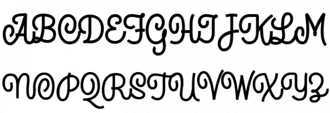 TheRougedDEMO Font Litere mari