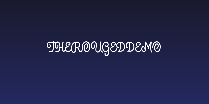 TheRougedDEMO Social Header