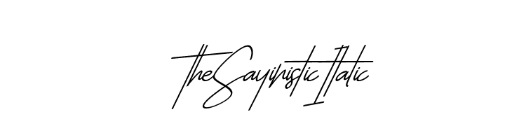 TheSayinistic-Italic  Descarca Fonturi Gratis