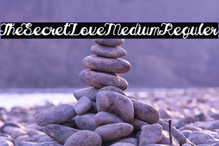 TheSecretLove-MediumReguler Example 2