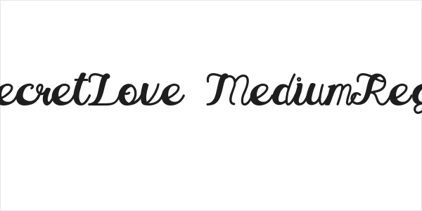 TheSecretLove-MediumReguler Logo
