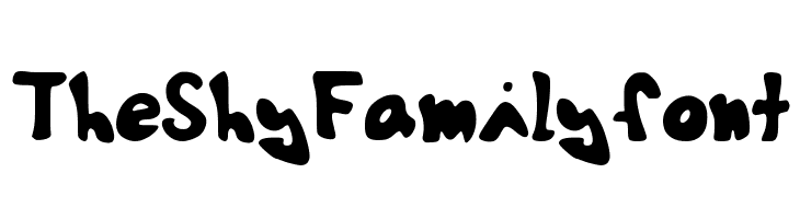 TheShyFamilyfont  baixar fontes gratis