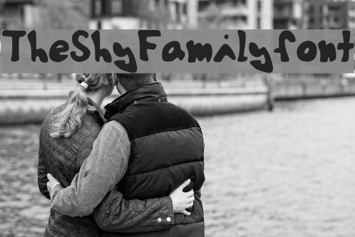 TheShyFamilyfont Font examples