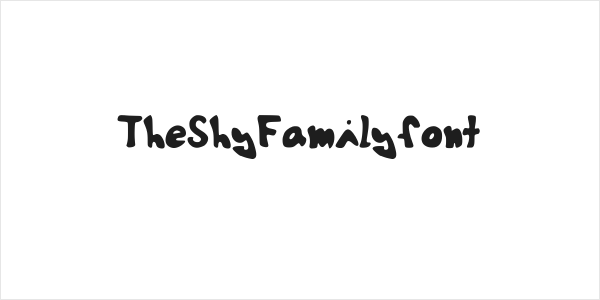 TheShyFamilyfont Logo