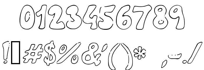 TheShyFamilyoutlinefont Font OTHER CHARS