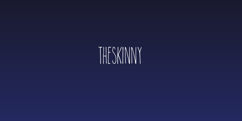 TheSkinny Social Header