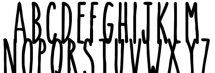 TheSkinnybold Font LOWERCASE
