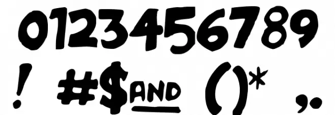 TheSnails-Medium Font OTHER CHARS