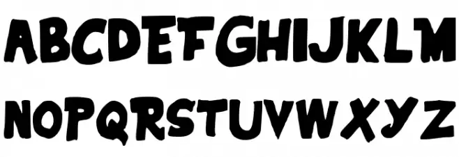 TheSnails-Medium Font Litere mari