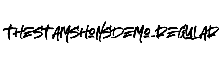 TheStamshonsDemo-regular  Fuentes Gratis Descargar