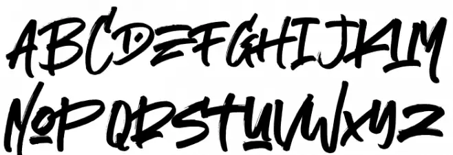 TheStamshonsDemo-regular Font LOWERCASE