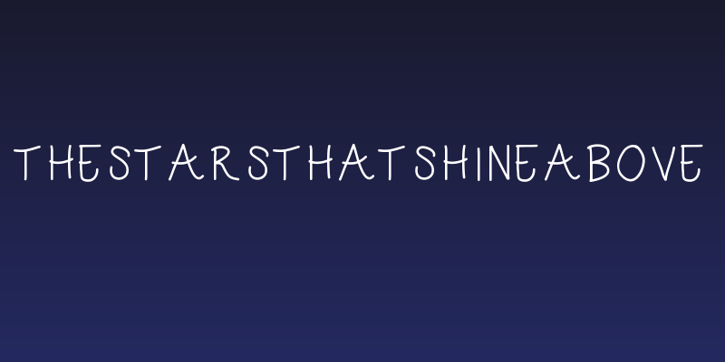 TheStarsThatShineAbove Social Header