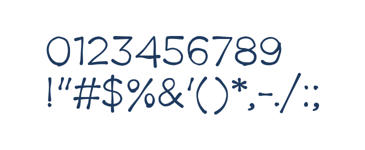 TheStruggleisReal-Regular Other Characters