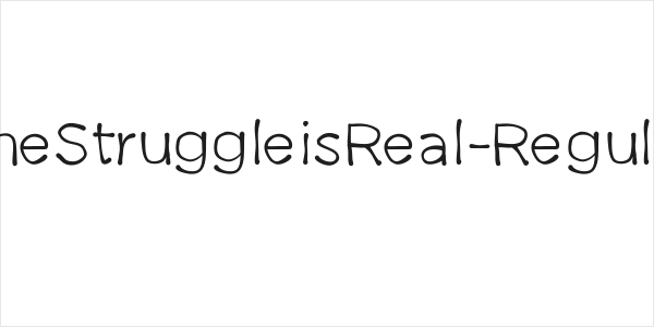 TheStruggleisReal-Regular Logo