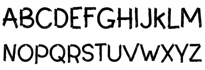 TheSwarm-Regular Schriftart Kleinbuchstaben