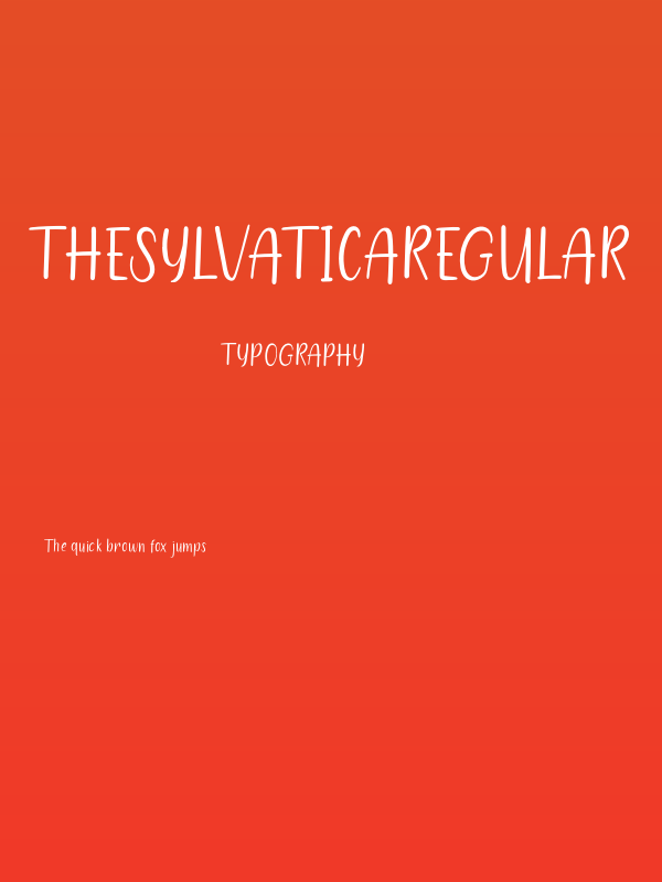 TheSylvaticaRegular Poster