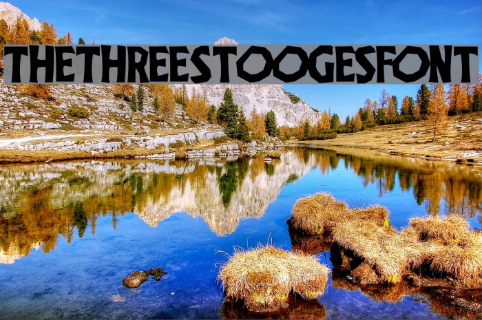 TheThreeStoogesFont Font examples